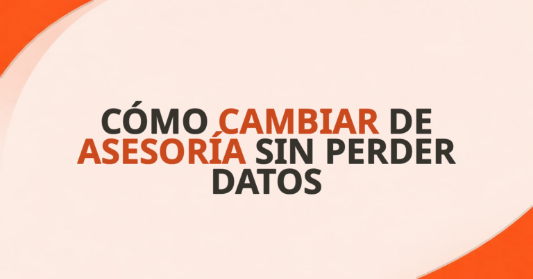 cambiar de asesoria 2026