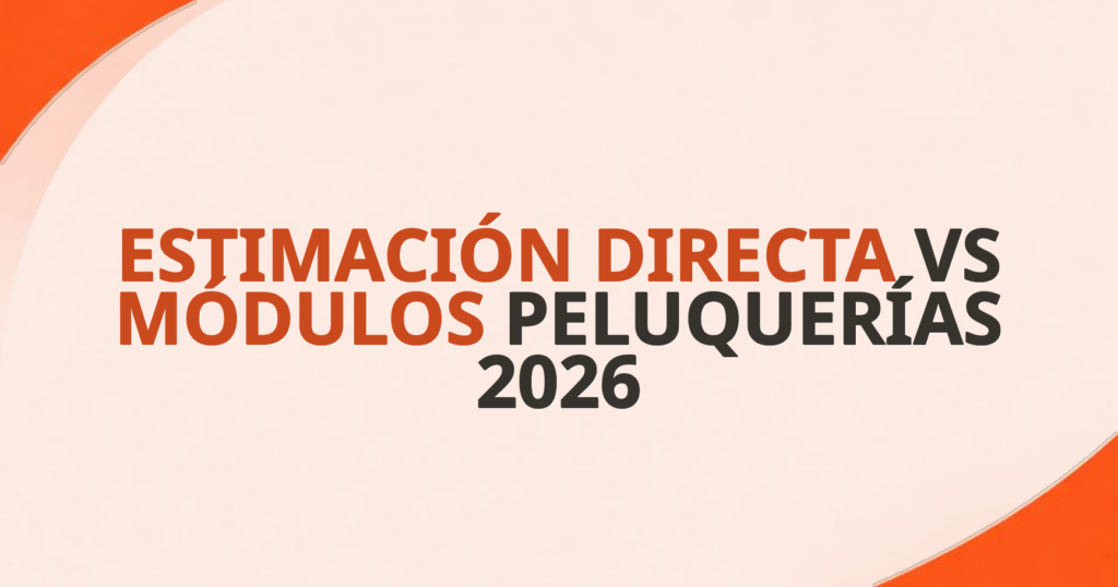 estimacion directa modulos peluqueria