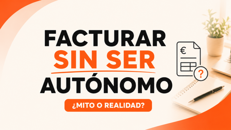 facturar sin ser autonomo