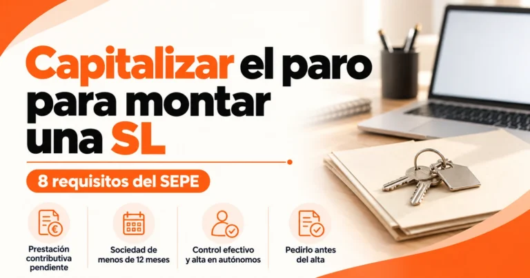 Capitalizar el paro para montar una SL: requisitos del SEPE para socios de una sociedad