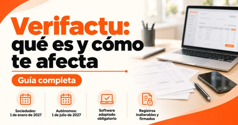 Verifactu: qué es, fechas de obligación en 2027 y cómo adaptar tu facturación