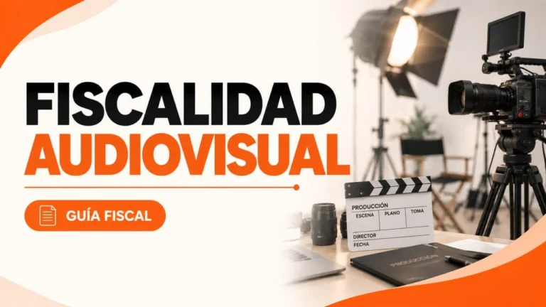 Fiscalidad de la industria audiovisual: cámara, foco y carpeta de producción