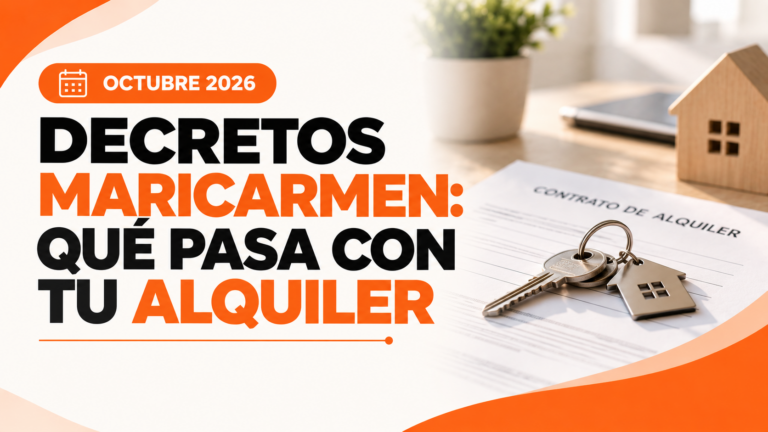 Decretos Maricarmen: qué pasa con tu contrato de arrendamiento en octubre de 2026