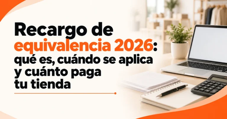 Recargo de equivalencia en una tienda de barrio: factura del proveedor con IVA y recargo