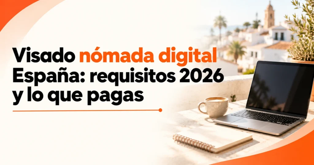 Visado nómada digital España: requisitos 2026 para teletrabajar desde España